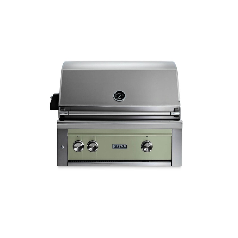 Lynx L30TRDSNG 30″ Built-In Grill – 1 Trident W/ Rotisserie – Desert Sage