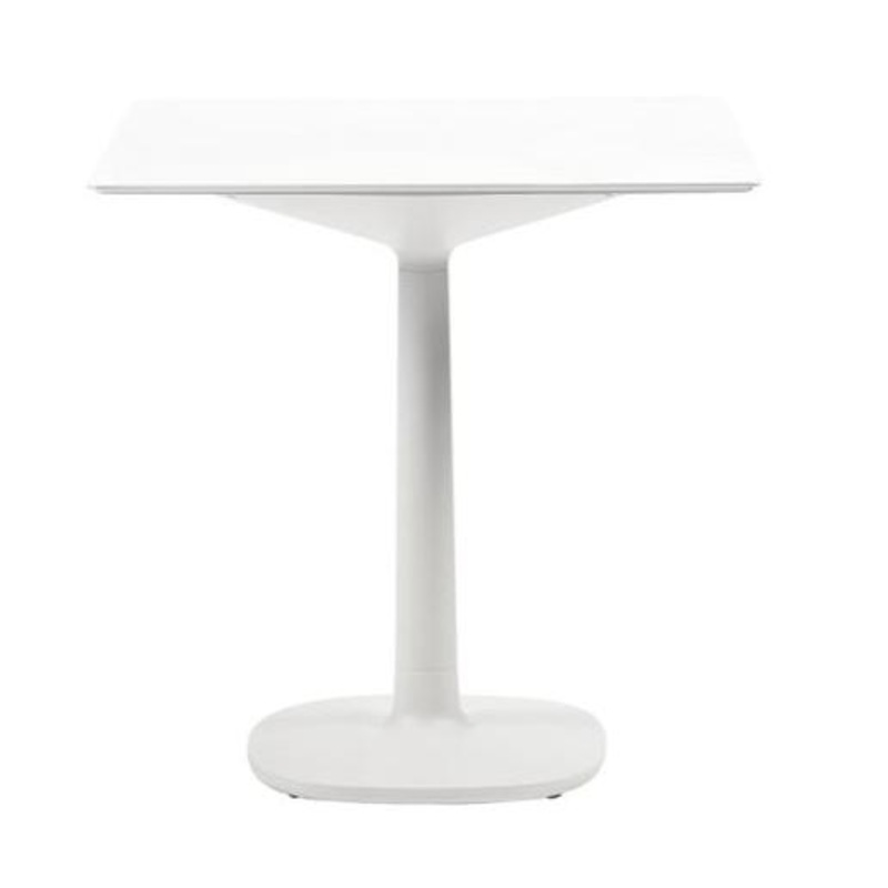 Multiplo Small Square Rounded Top – Square Base Table