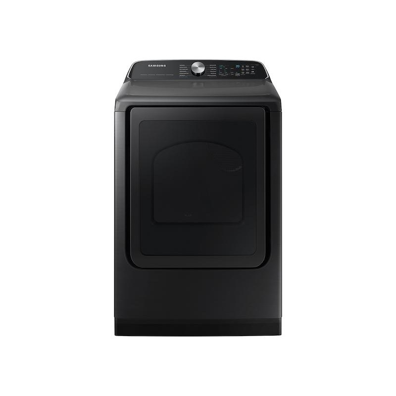 Samsung DVG55CG7100V 7.4 Cu. Ft. Smart Gas Dryer With Steam Sanitize+ In Brushed Black