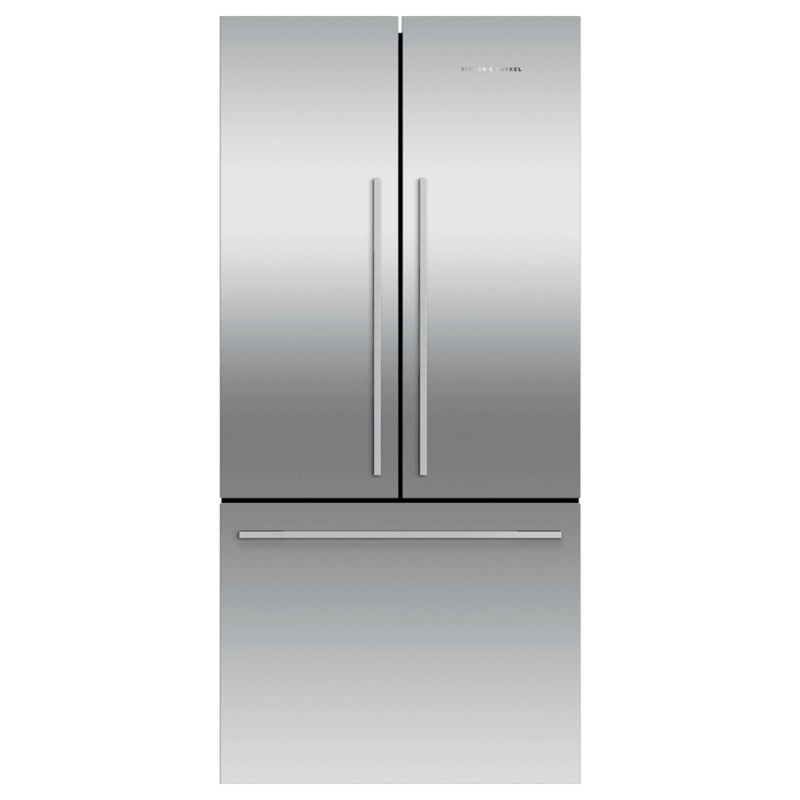 Fisher & Paykel RF170ADJX4 Freestanding French Door Refrigerator Freezer, 32″, 16.9 Cu Ft, Ice
