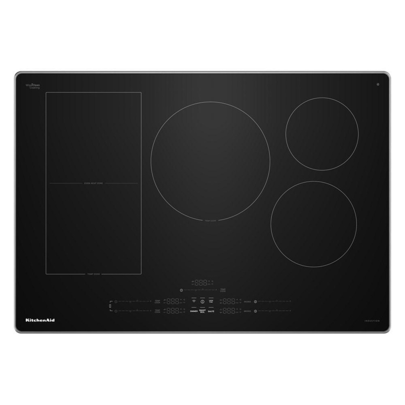 Kitchenaid KCIT730SSS 30″ Temp Cook Induction Cooktop with 5 Cooking Zones