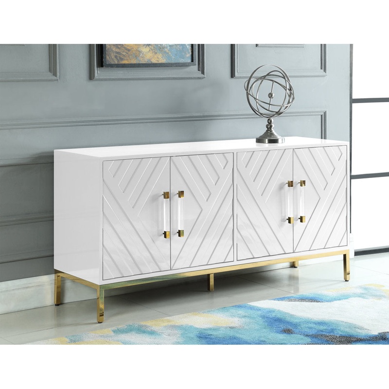 Schade 64″ Wide Sideboard Everly Quinn Color: White