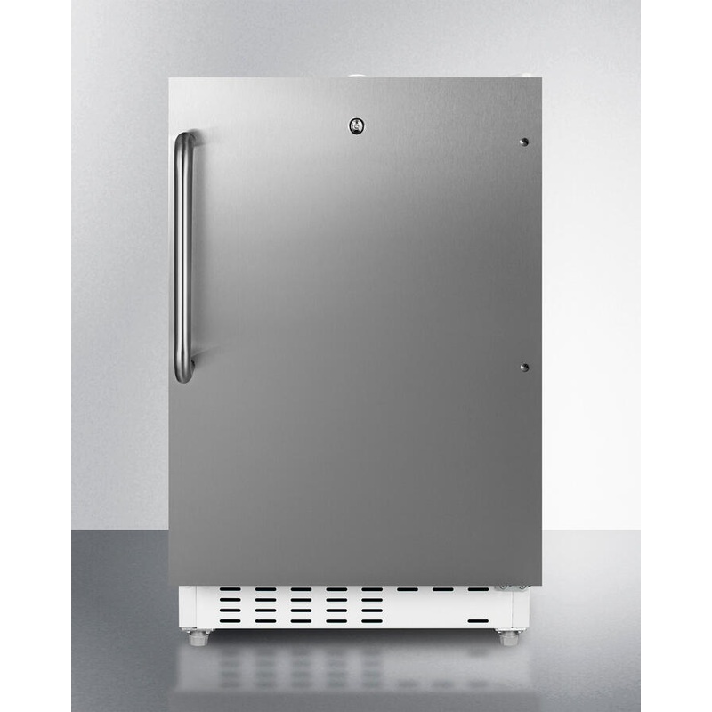 Summit ALRF48SSTB 20″ Wide Built-In Refrigerator-Freezer, Ada Compliant