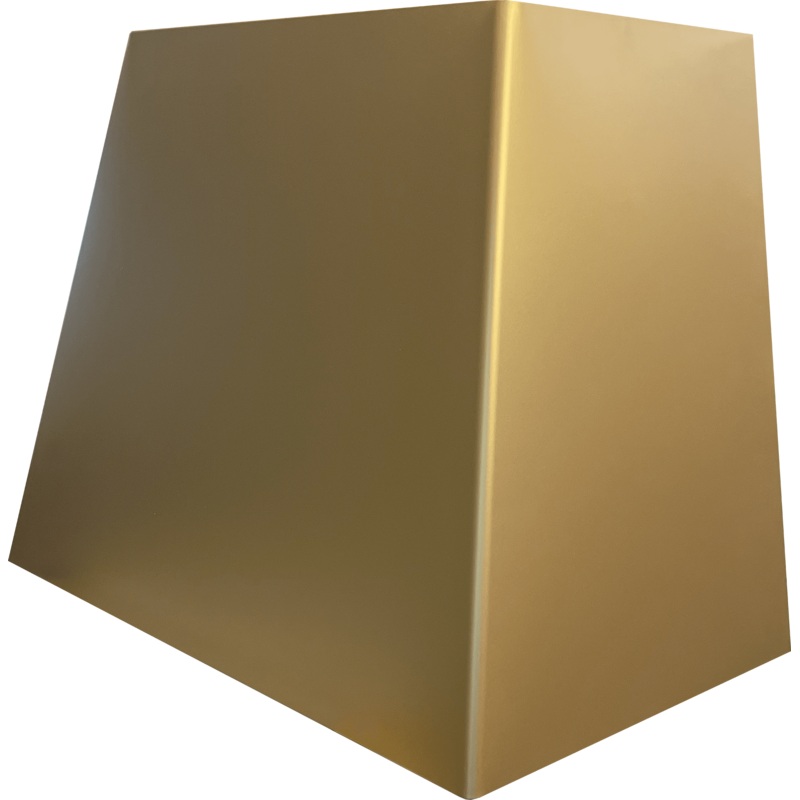 Xo Appliance XOVD136SG Xo 36In Designer Hood Satin Gold Insert Sold Separately