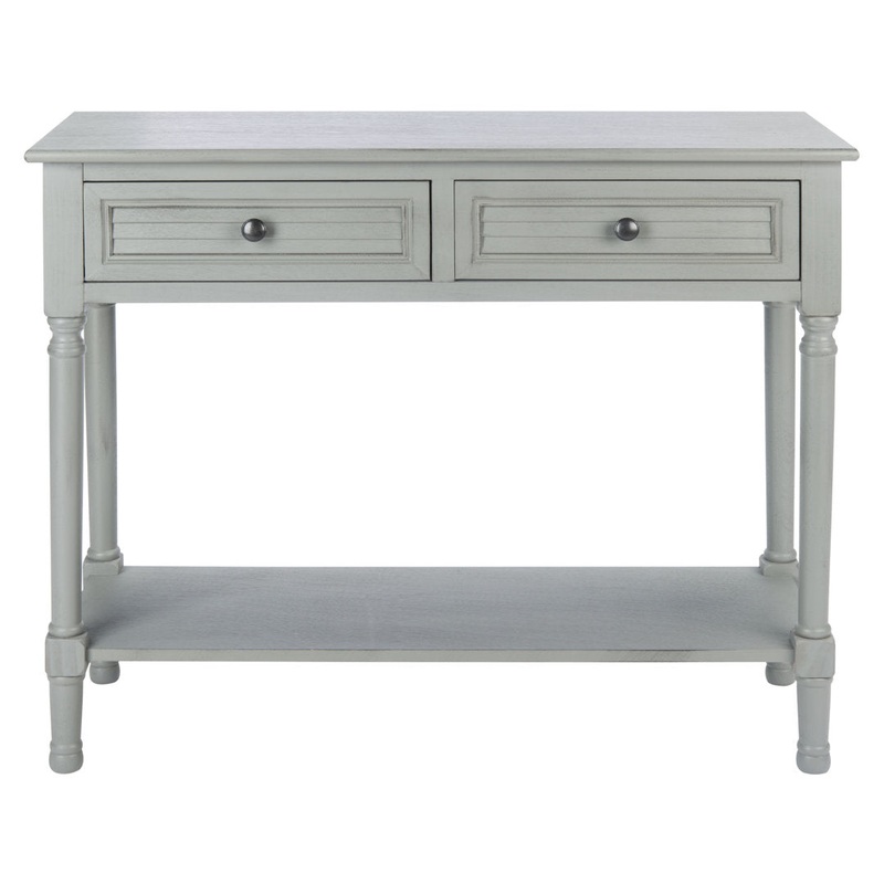 Amondre 36” Console Table Highland Dunes Color: Distressed Gray