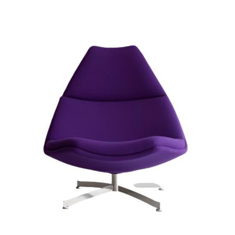 F 512 Cross-Base Lounge Low Chair