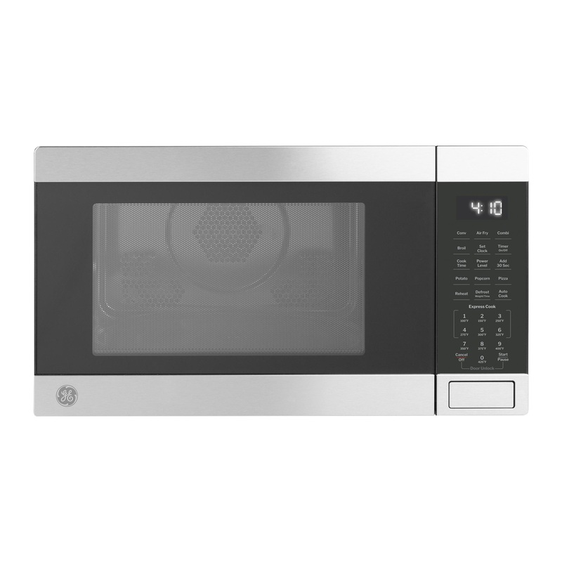 GCST10A1WSS GE 1.0 Cu. Ft. Capacity Countertop Convection Microwave Oven with Air Fry