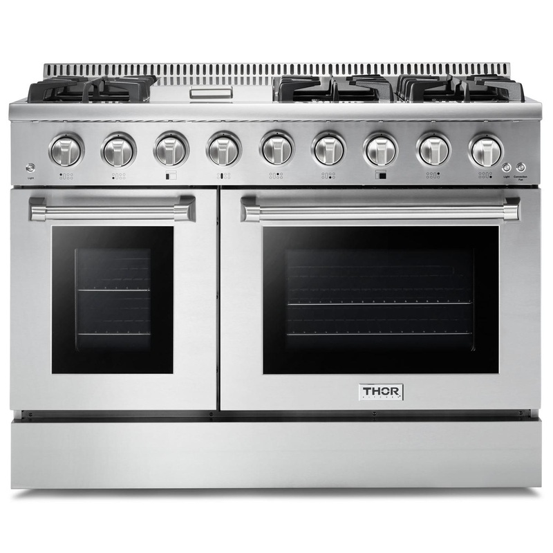 HRG4808U Thor Kitchen 48-inch Gas Range – Professional – Hrg4808u