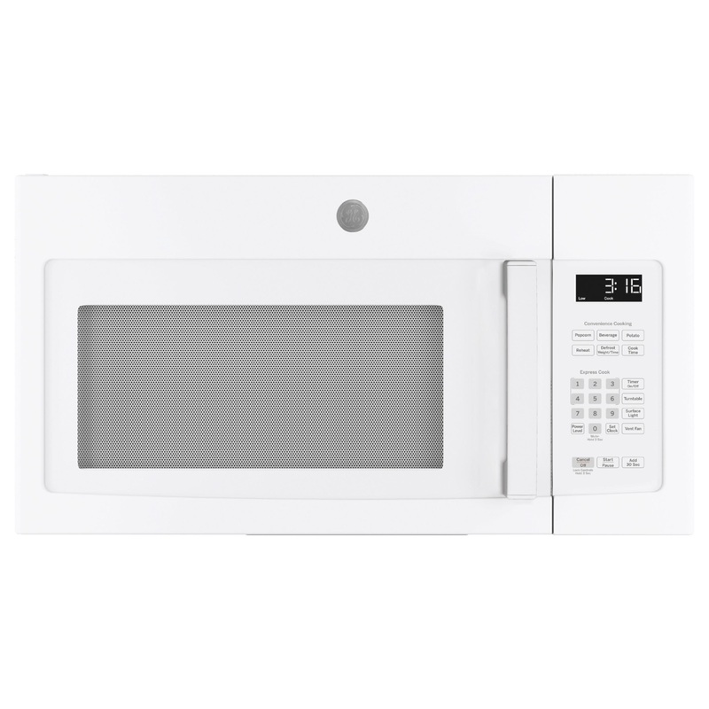 JVM3162DJWW GE 1.6 Cu. Ft. Over-the-Range Microwave Oven