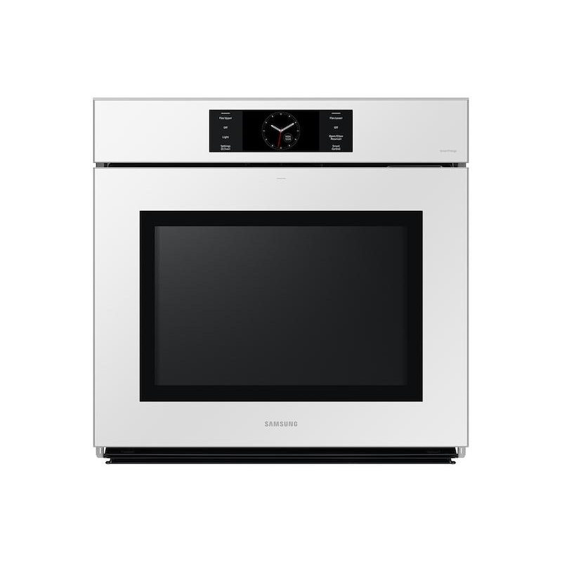 Samsung NV51CB700S12 Bespoke 30″ White Glass Single Wall Oven With Ai Pro Cooking Camera