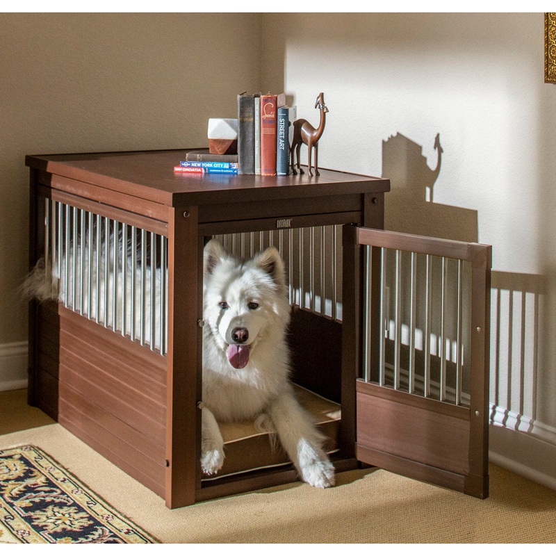 Southwick ECOFLEX Furniture-Style Dog Crate  End Table Design Archie & Oscar Color: Russet Size: X-Large (30.9″ H x 27.6″ W x 42.5″ D)
