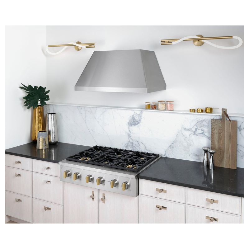 Monogram ZVW1360SPSS Monogram 36″ Stainless Steel Professional Hood With Quietboost Blower