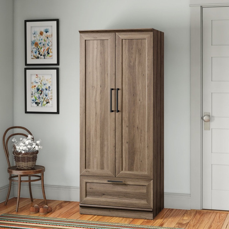 Aliaya Armoire Latitude Run Finish: Salt Oak
