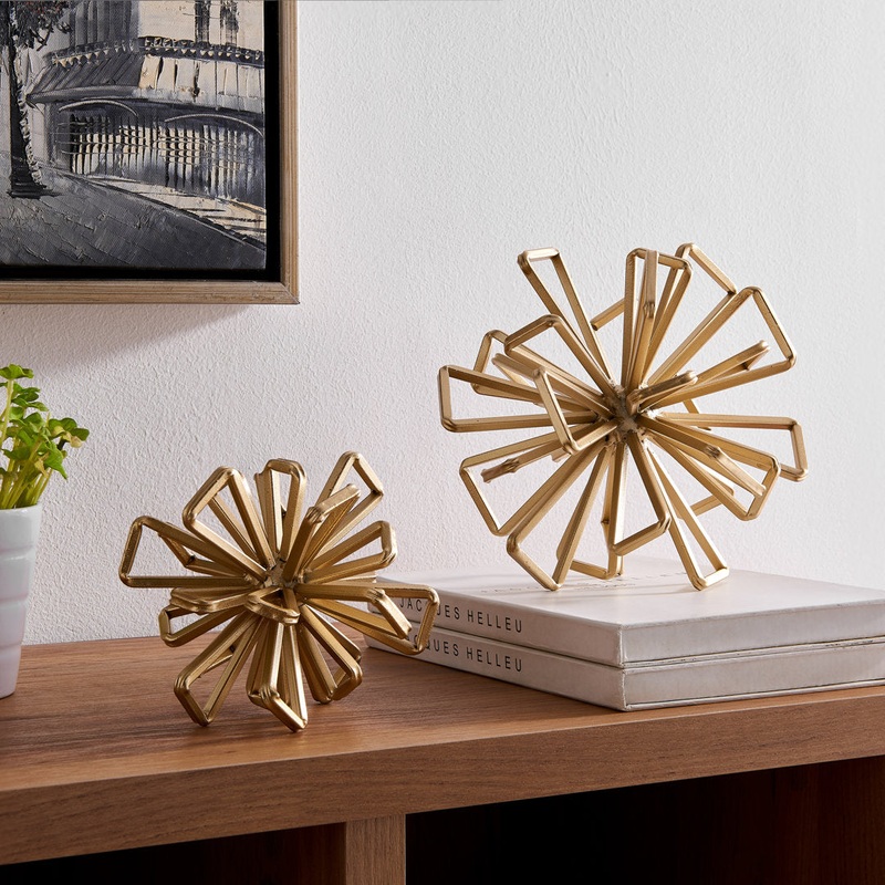 2 Piece Weisinger Starburst Sculpture Set Mercury Row