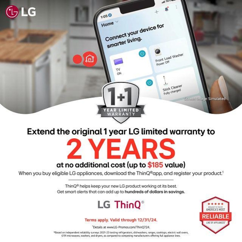 LF24Z6530S LG Counter-Depth MAX with Zero Clearance 3-Door French Door Refrigerator with Thin Door Design