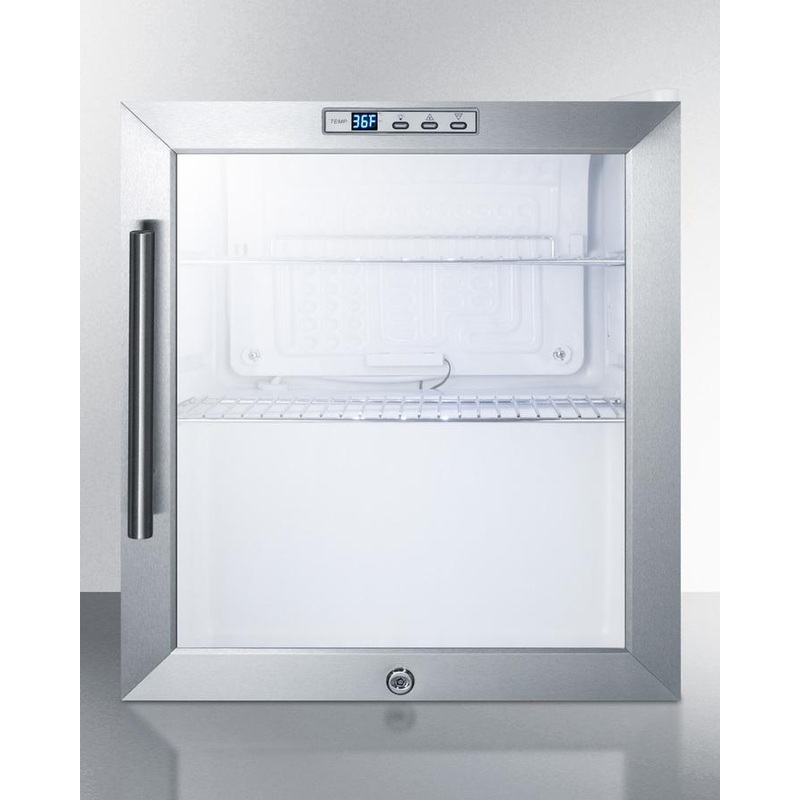 Summit SCR215LCSS Compact Beverage Center