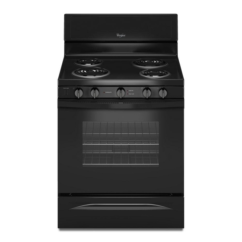 Whirlpool WFC340S0EB 4.8 Cu. Ft. Freestanding Electric Range with High-Heat Self-Cleaning System