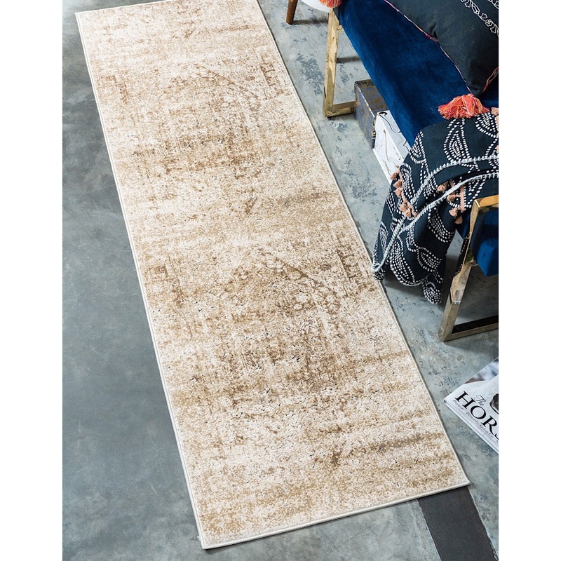 Arleaner Oriental Area Rug in Beige Lark Manor Rug Size: Runner 2’2″ x 6’7″