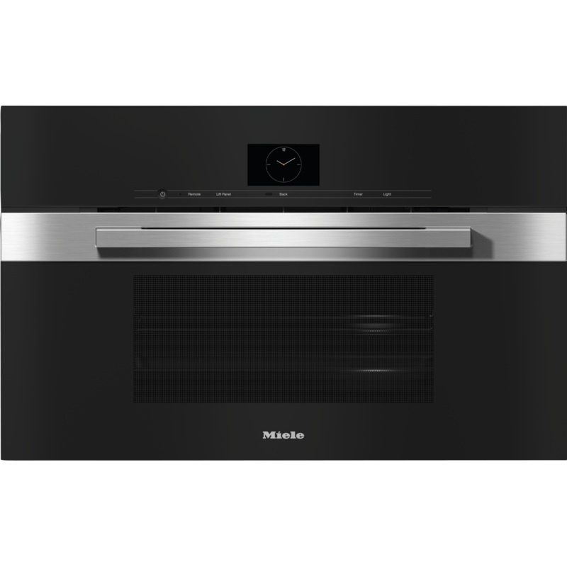 Miele DGC7670CTS Dgc 7670 Clean Touch Steel – 30″ Compact Combi-Steam Oven Xl For Steam Cooking, Baking, Roasting With Roast Probe + Menu Cooking.
