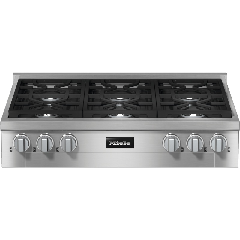 Miele KMR11343LP Kmr 1134-3 Lp Edst/Clst – 36-Inch Rangetop With 6 Burners For Professional Applications