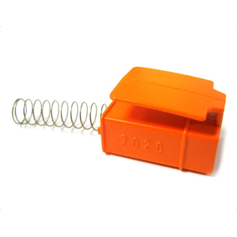 Sebo D series bag indicator with spring