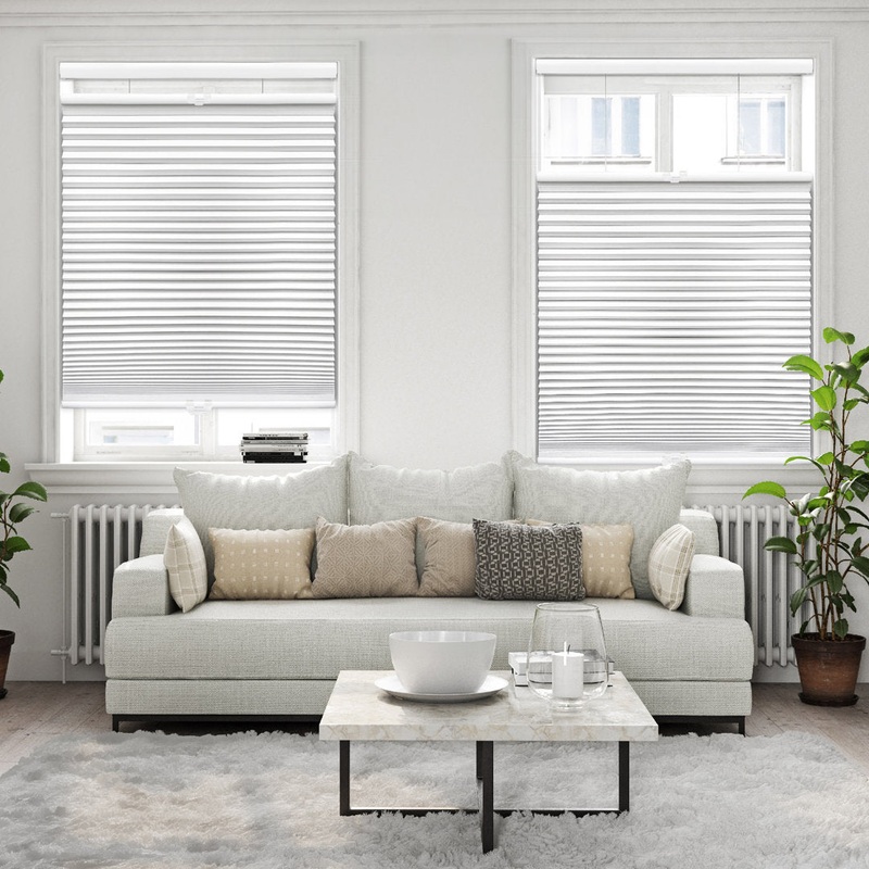 Sheba 1.5 inch Cordless Blackout Top Down bottom Up Cellular Shade Symple Stuff Blind Size: 62″ W x 72″ L Finish: White