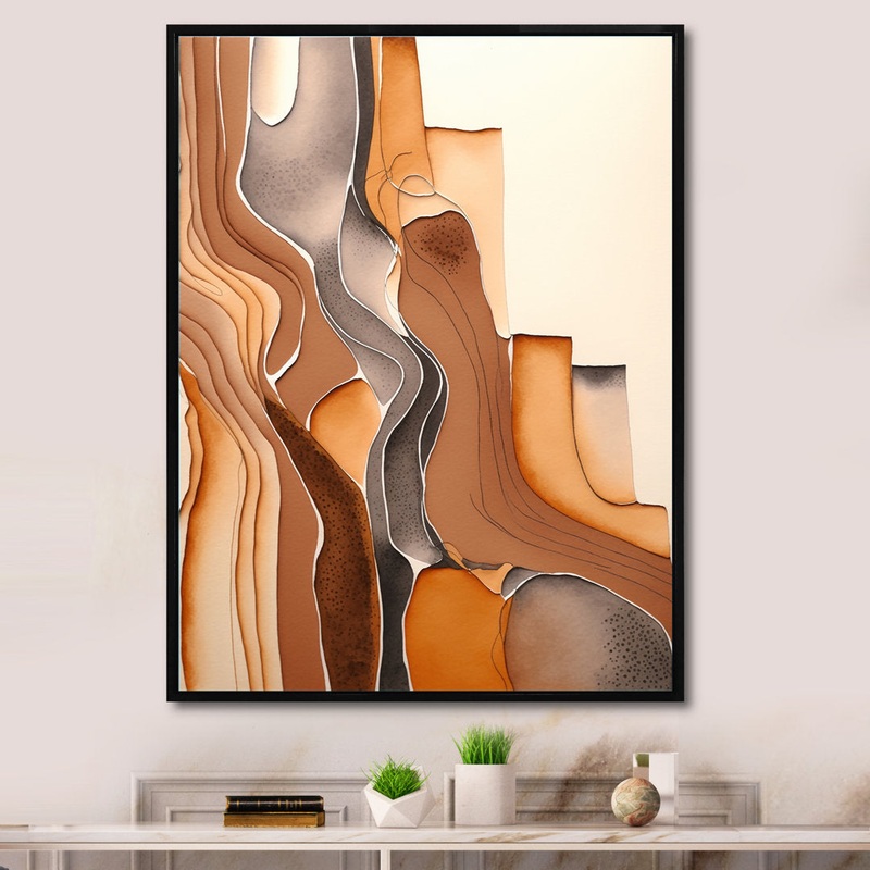 Wanderings in Canyon Ridge II – Print on Canvas Ivy Bronx Size: 30″ W x 40″ H Format: Black Floater Framed Canvas