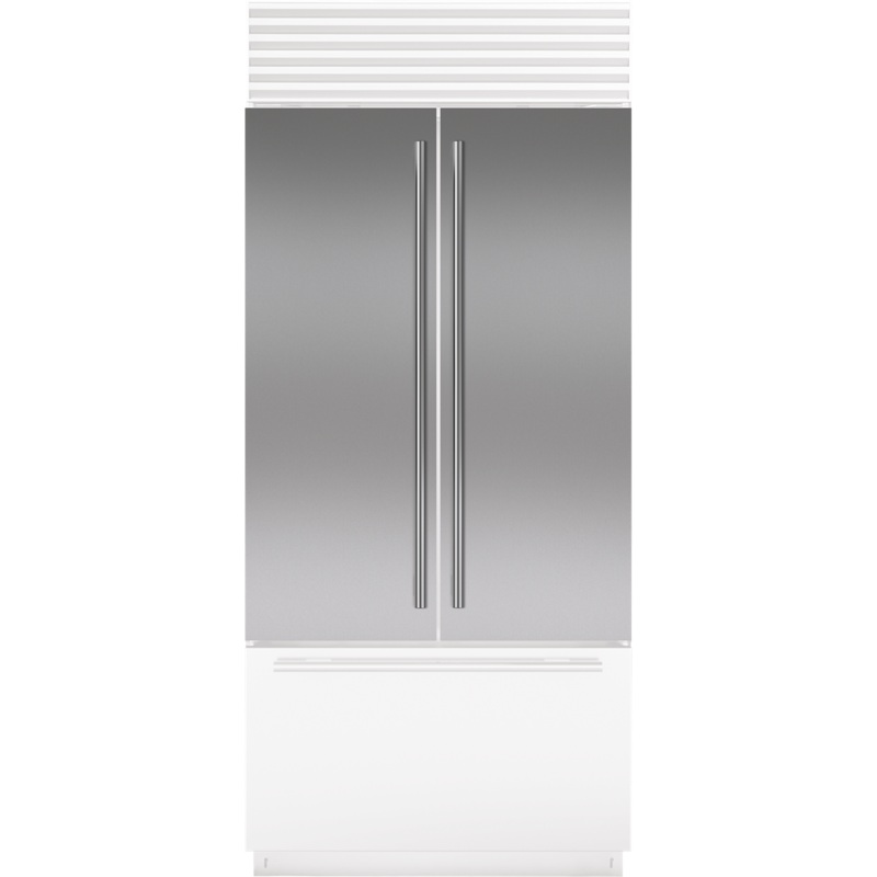 Sub-Zero 9038371 Stainless Steel Flush Inset Door Panel With Tubular Handle
