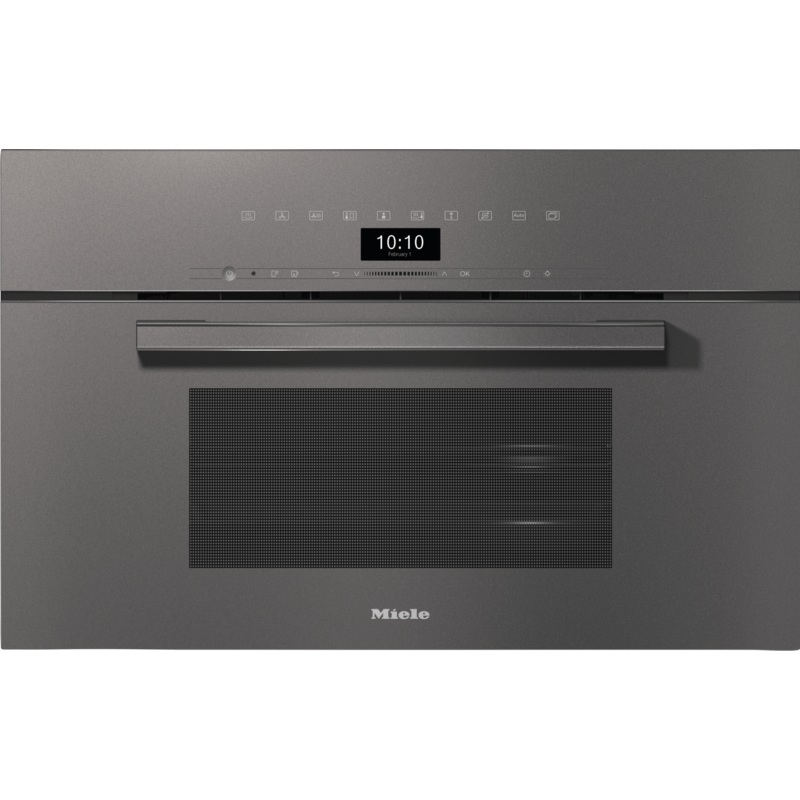 Miele DGC7470GG Dgc 7470 – 30″ Compact Combi-Steam Oven Xl For Steam Cooking, Baking, Roasting With Networking + Brilliantlight.