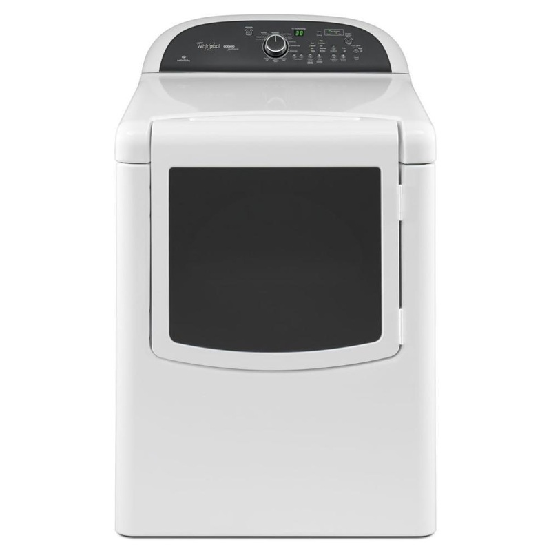 Whirlpool WED8100BW Cabrio Platinum 7.6 cu. ft. HE Dryer with Door Window
