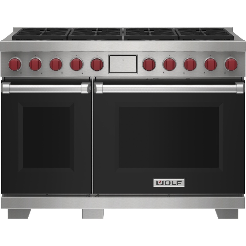 Wolf DF48850BKPLP 48″ Dual Fuel Range – 8 Burners