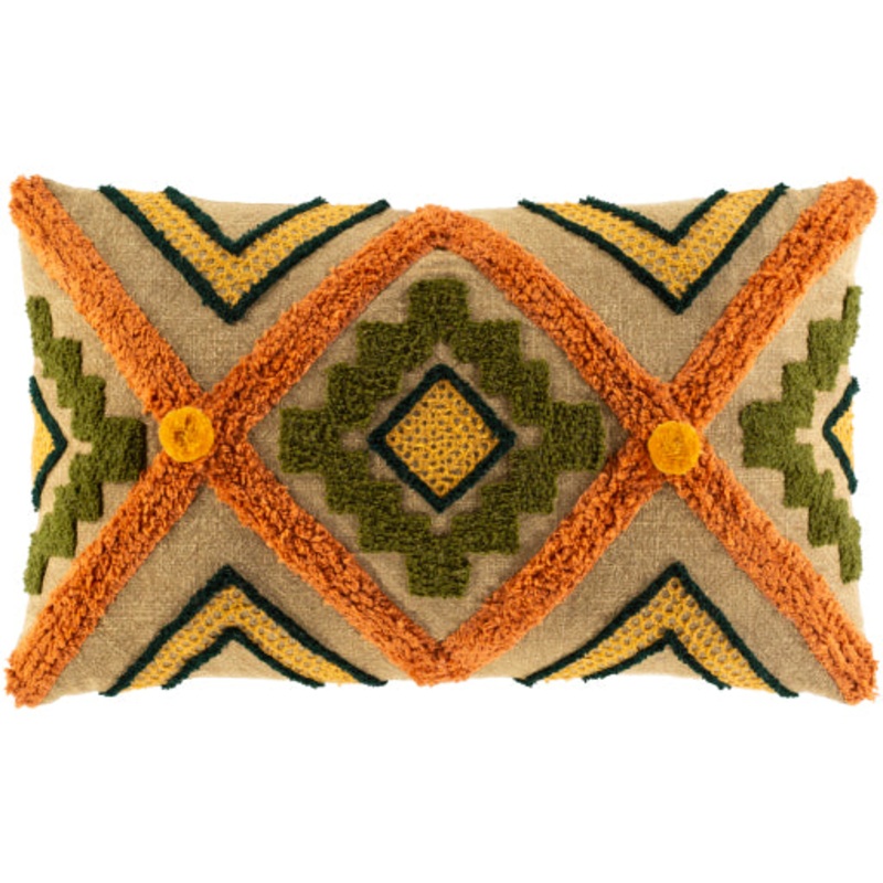 Boho Lumbar Decor Pillow