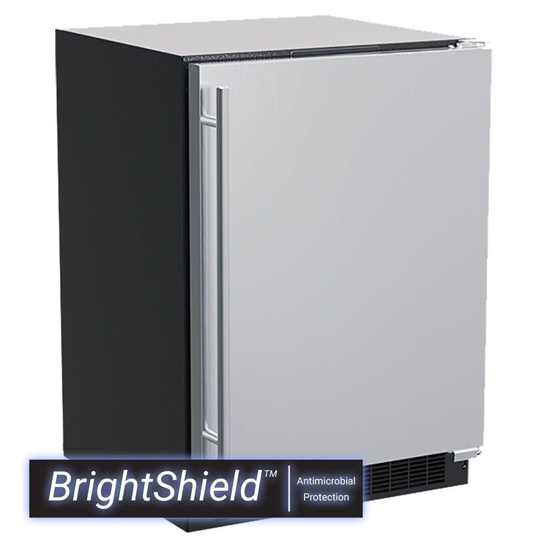 Marvel MLRE224SS81A 24 Inch Marvel Refrigerator With Brightshield With Door Style – Stainless Steel