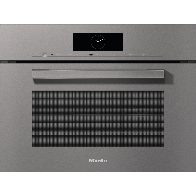 Miele DGC7840GG Dgc 7840 Am – 24″ Compact Combi-Steam Oven Xl For Steam Cooking, Baking, Roasting With Roast Probe + Menu Cooking.