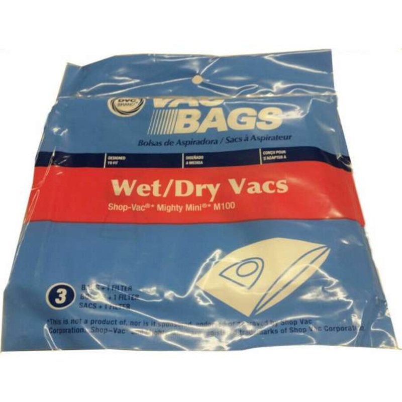 Shop Vac 406813 3 Pack of Filter Bags