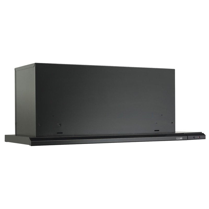 Broan 153023 DISCONTINUED-Broan Elite 30-Inch Under-Cabinet Slide-Out Range Hood w/ Light, Black