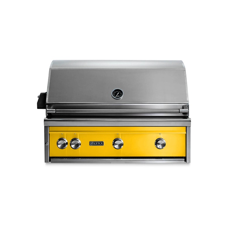 Lynx L36R3CANG 36″ Built-In Grill W/ Rotisserie – California Poppy