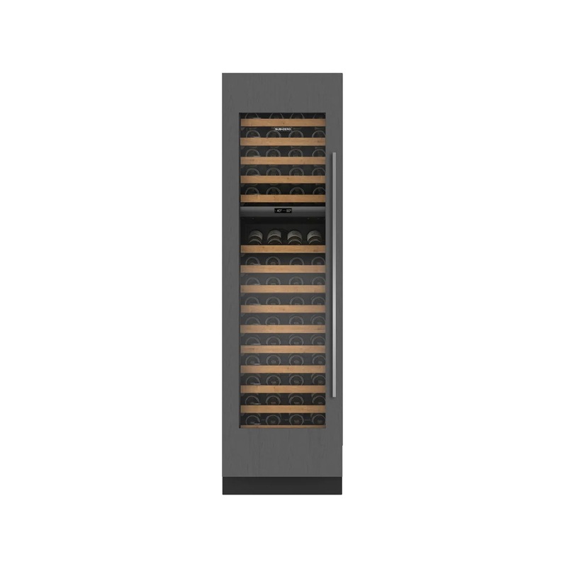 Sub-Zero Certified DEC2450W/L 24″ Panel Ready Dual Zone Tall Wine Cooler