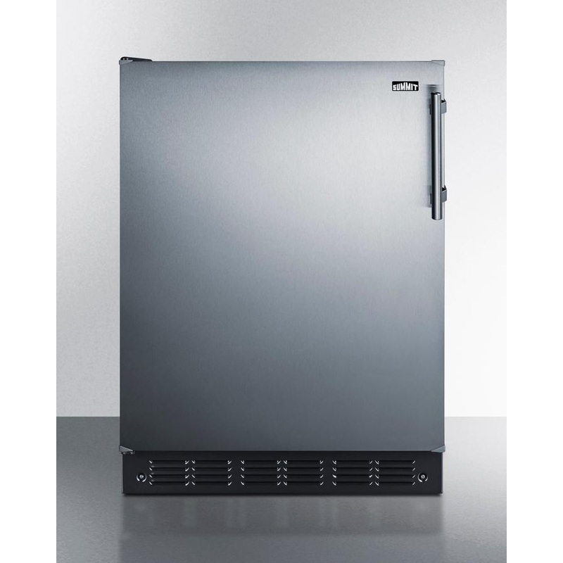 Summit FF708BLSSADALHD 24″ Wide All-Refrigerator, Ada Compliant