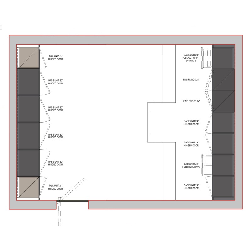 Boffi PRST Lasermat Bromom Grey and Grey Graphite Oak Media Room