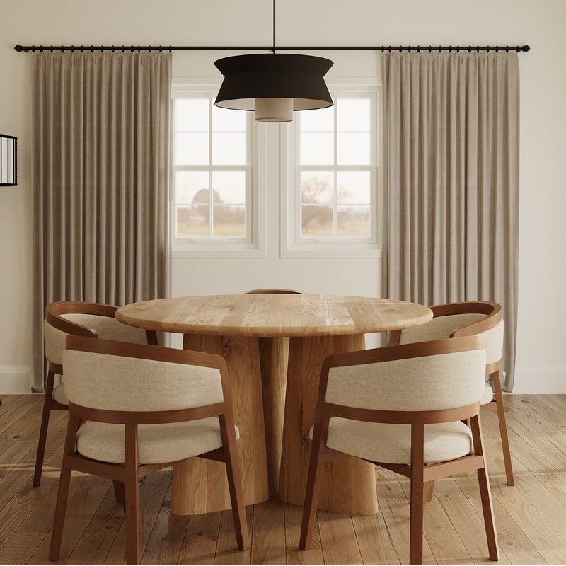 Nature’s Embrace Round Oak Table