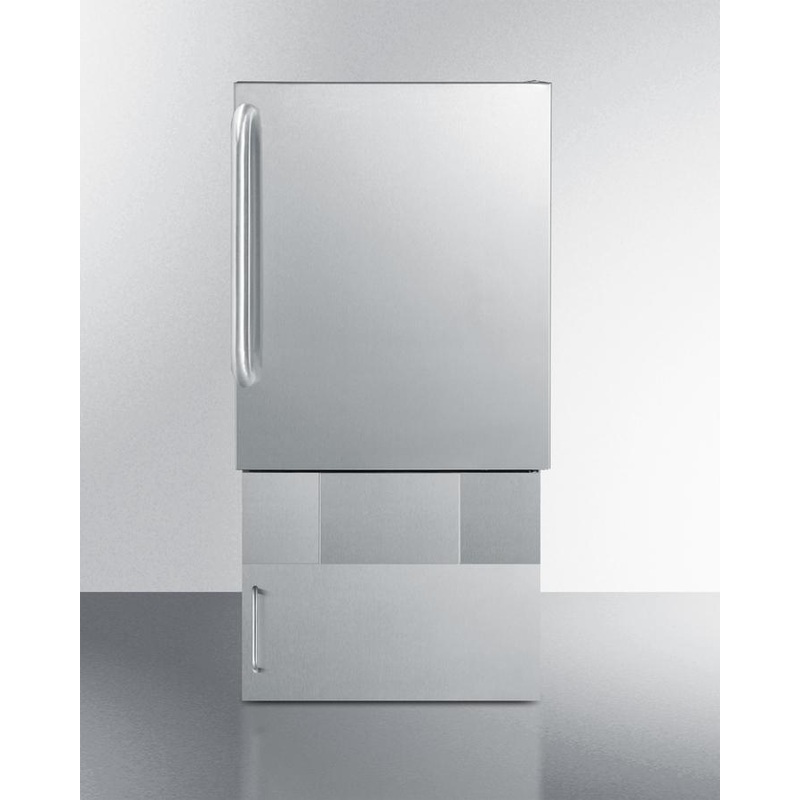 Summit BIM24OSBASE34 12 Lb. Drain-free Outdoor Icemaker