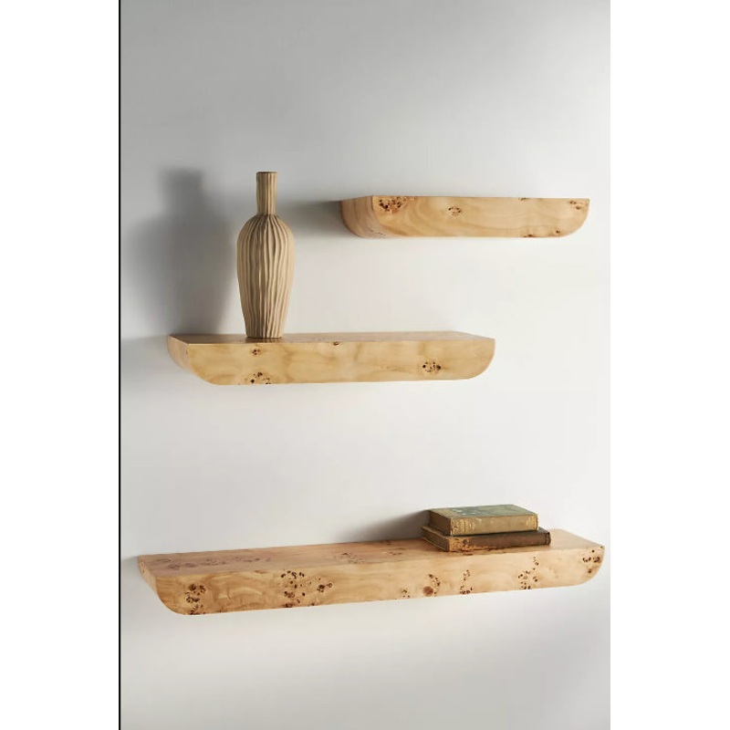 Tamara Floating Burl Shelf Medium