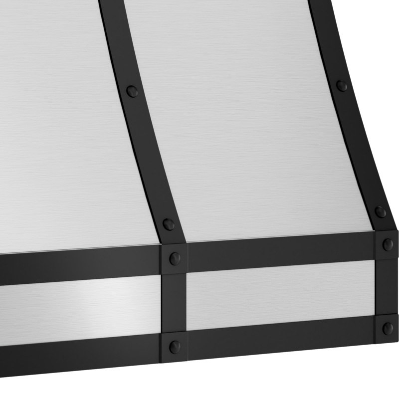 Zephyr BKFT48AMB Forte Hood Banding Kit, 48in, Matte Black