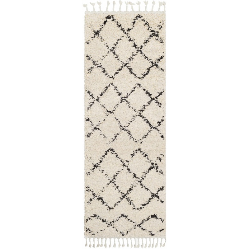 Adeife Moroccan Beige Area Rug Foundry Select Rug Size: Runner 2’7″ x 7’3″