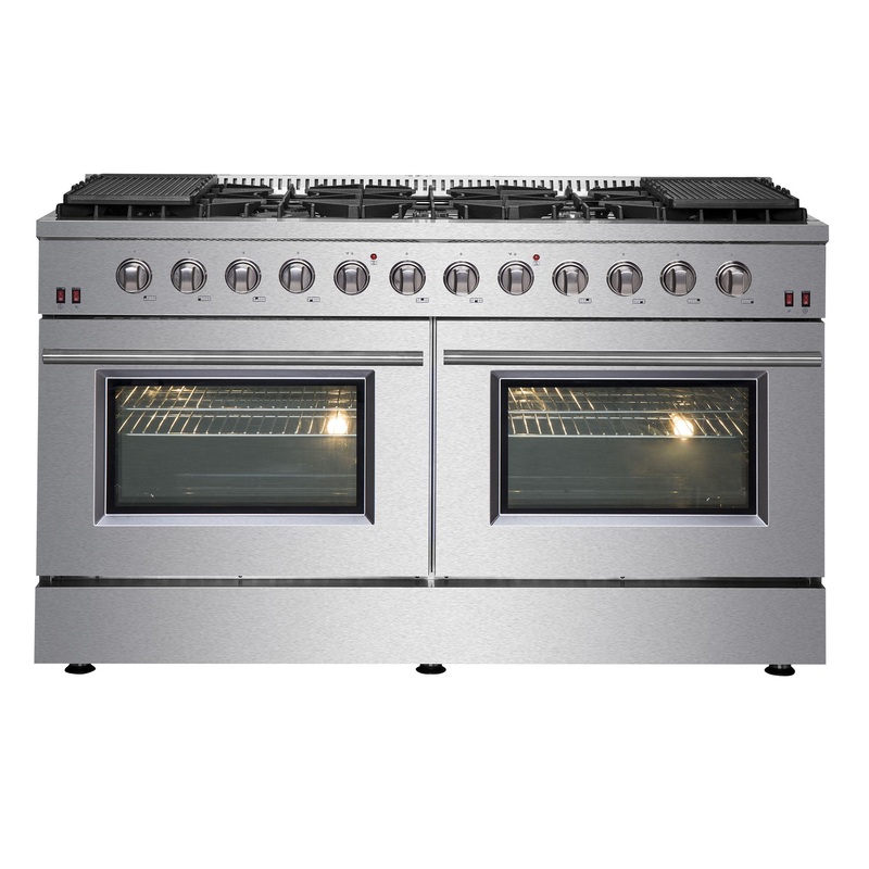Forno FFSGS624460 Forno Galiano – 60″ Freestanding Gas Range