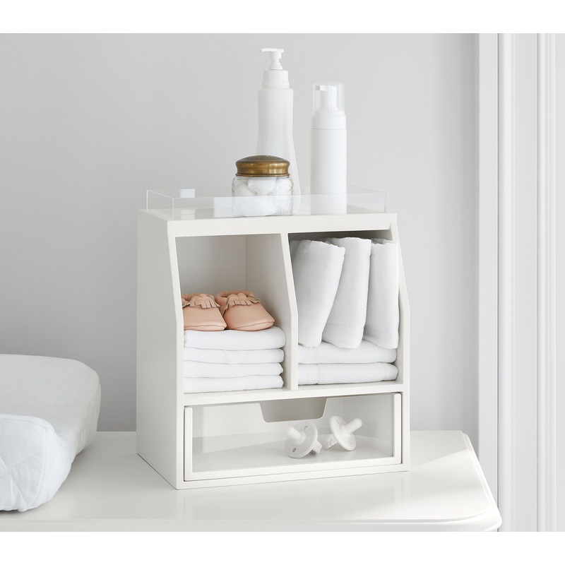 Acrylic Wood All in One Organizer