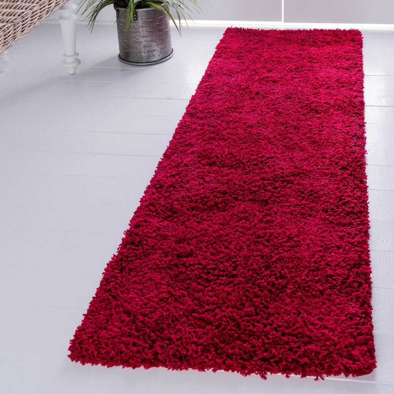 Angeline Cherry Red Area Rug Ebern Designs Rug Size: Runner 2’6″ x 19’8″