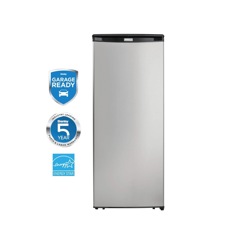 DUFM085A4BSLDD Danby Designer 8.5 cu. ft. Upright Freezer in Stainless Steel