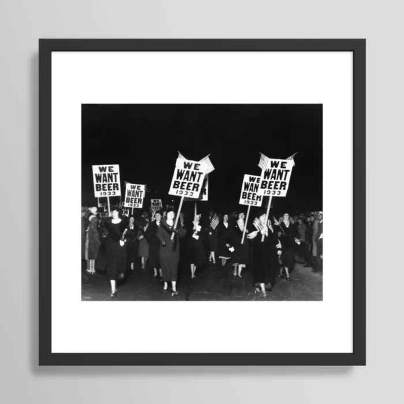 We Want Beer Too! Women Protesting Against Prohibition-20″x20″